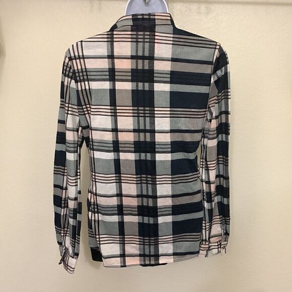 PASSPORT, long sleeve, button down, small, plaid, great condition - Picture 4 of 10